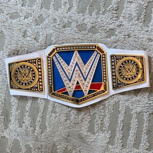 WWE Women's Champion Belt with Gold and Blue Accents